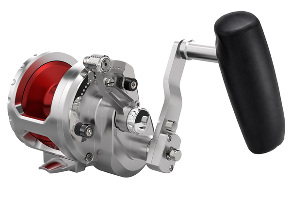 デジタルペット シルバー/レッド Avet Reels - JX3/S Winch - Silver (JX3/S-SLV)
