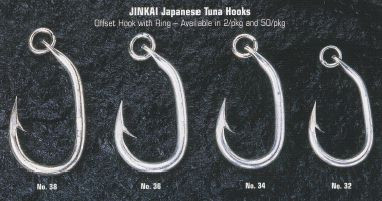 Jinkai Japanese Tuna Hook 50 Pack Size 36