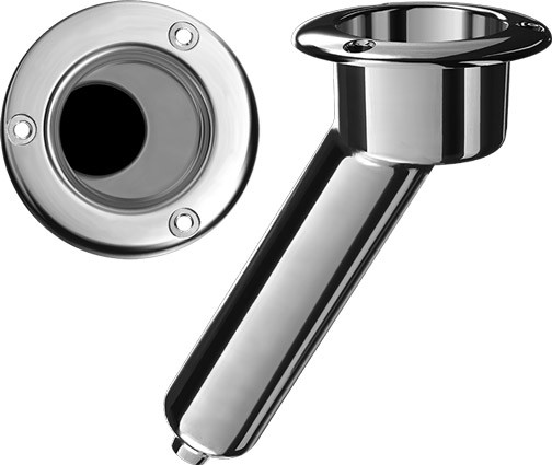 Mate Series C1030D Stainless Steel 30 Rod and Cup Holder Drain Round Top