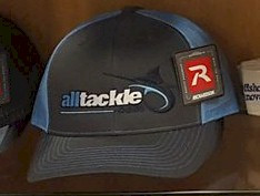 Alltackle Fishing Hat - Logo - Black & Gray 