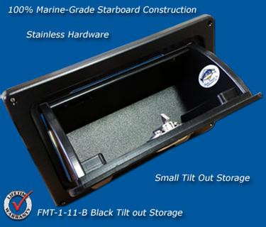 Deep Blue Marine Tilt Out Boat Storage Box 32 - White - Locking