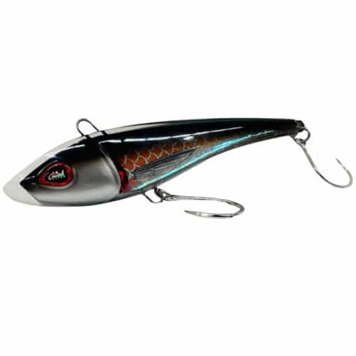 MAGBAY Sincero 16oz High Speed Wahoo Lure - Anodized Head, Rattling, 11 Inch, Rigged With 280lb Cable & 10/0 Hook