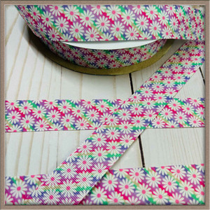 Colorful Dasiy 1" Grosgrain Ribbon By The Yard Picture 0 Colorful Dasiy 1" Grosgrain Ribbon By The Yard Picture 0