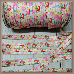 Pink Sewing Machine 5/8" FOE Ribbon Fold Over Elastic By The Yard Picture 1 Pink Sewing Machine 5/8" FOE Ribbon Fold Over Elastic By The Yard Picture 1