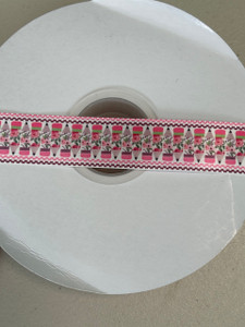 Floral Pencils SATIN 1 inch ribbon 4 Yard Roll Floral Pencils SATIN 1 inch ribbon 4 Yard Roll