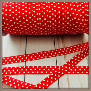 Red Polka Dot 5/8" FOE Ribbon Fold Over Elastic By The Yard Picture 0 Red Polka Dot 5/8" FOE Ribbon Fold Over Elastic By The Yard Picture 0