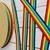 Rainbow Stripe 7/8" Grosgrain Ribbon By The Yard Rainbow Stripe 7/8" Grosgrain Ribbon By The Yard