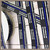 Thin Blue Line Flag 1" Grosgrain Ribbon By The Yard
