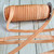 Peach 5/8" FOE Ribbon Fold Over Elastic By The Yard Picture 2