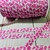 Pink and White Cow Spots 5/8" FOE Ribbon Fold Over Elastic By The Yard Picture 2 Pink and White Cow Spots 5/8" FOE Ribbon Fold Over Elastic By The Yard Picture 2