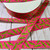 Pink and Green Alligator 7/8" Grosgrain Ribbon By The Yard Picture 2