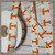 Orange Tennessee T 7/8"  Grosgrain Ribbon By The Yard