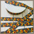Sunflowers on Black Check 1" Grosgrain Ribbon Grosgrain Ribbon By The Yard Picture 1