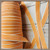 Orange Chevron 5/8" FOE Ribbon Fold Over Elastic 