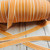 Orange Chevron 5/8" Fold Over Elastic FOE Picture 1