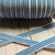 Blue Chevron 5/8" Fold Over Elastic FOE Picture 1