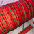 Watermelon Stripe 5/8" Fold Over Elastic By The Yard Picture 1
