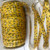Floral on Mustard 5/8" FOE Ribbon Fold Over Elastic 