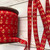 Gold Anchors on Red 5/8" FOE Ribbon Fold Over Elastic 