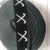 Field Hockey Sticks on Black 7/8" Grosgrain Ribbon By The Yard