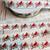Red Cardinal Bird 1" Grosgrain Ribbon By The Yard Picture 1