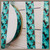 Horses on Teal Green 1" Grosgrain Ribbon By The Yard
