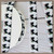 Black and White Cat with Flowers 7/8" Grosgrain Ribbon By The Yard