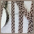 Mini Brown Cow Spots  7/8" Grosgrain Ribbon By The Yard