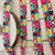 Flamingo Lemon Beach 1" Grosgrain Ribbon By The Yard