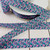 Pink and Blue Flowers 1" Grosgrain Ribbon By The Yard Picture 1 Pink and Blue Flowers 1" Grosgrain Ribbon By The Yard Picture 1
