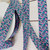 Pink and Blue Flowers 1" Grosgrain Ribbon By The Yard Pink and Blue Flowers 1" Grosgrain Ribbon By The Yard