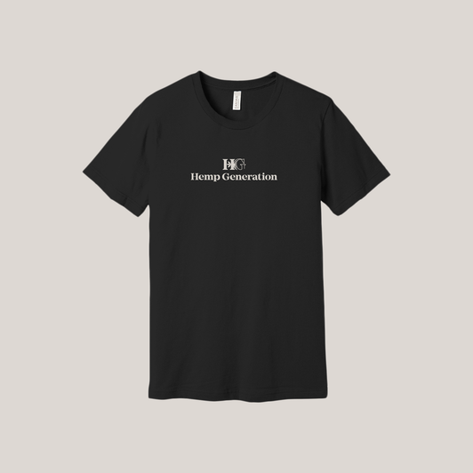 Hemp Generation Logo Tee Black