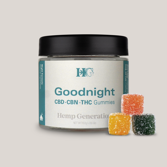 Goodnight Gummies CBD CBN THC D9 Goodnight Gummies CBD CBN THC D9