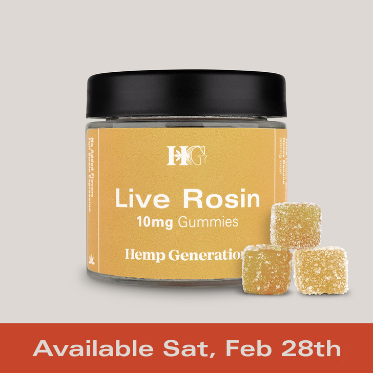 Live Rosin Gummies - Honey Banana