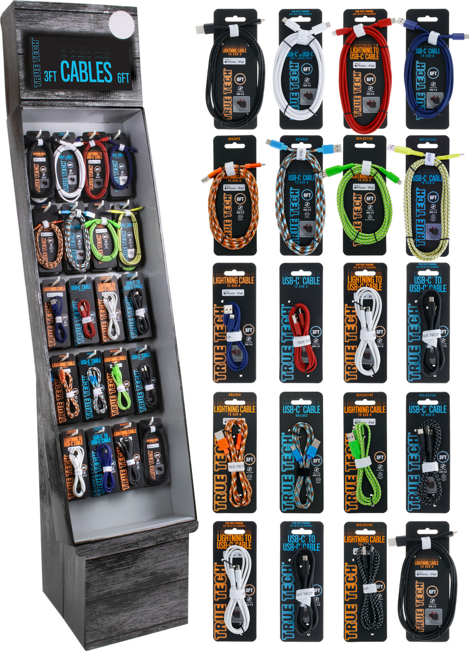 Assorted Cables Shipper - 48pcs