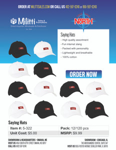 $9.99 Saying Hats