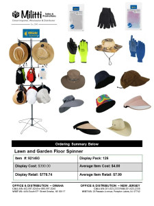 Visor Sun Hats Floor Display - 48pcs Visor Sun Hats Floor Display - 48pcs