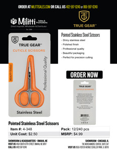 $4.99 Pointed Stainless Steel Scissors