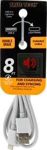 $14.99 Lightning to USB-A 8FT Double Braid Cable