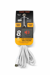 $14.99 Lightning to USB-C 8FT Double Braid Cable