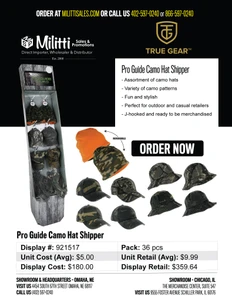 Pro Guide Camo Hat Shipper
