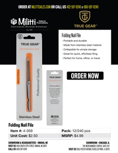 $4.99 Folding Nail File