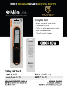 $4.99 Folding Hair Brush