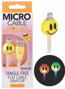 $3.99 Light Up Emoji Micro Cable $3.99 Light Up Emoji Micro Cable