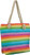 $14.99 Striped Beach Bag with Rope Handle
