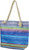 $14.99 Striped Beach Bag with Rope Handle