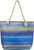 $14.99 Striped Beach Bag with Rope Handle