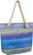 $14.99 Striped Beach Bag with Rope Handle