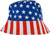 $9.99 Reversible USA Bucket Hat