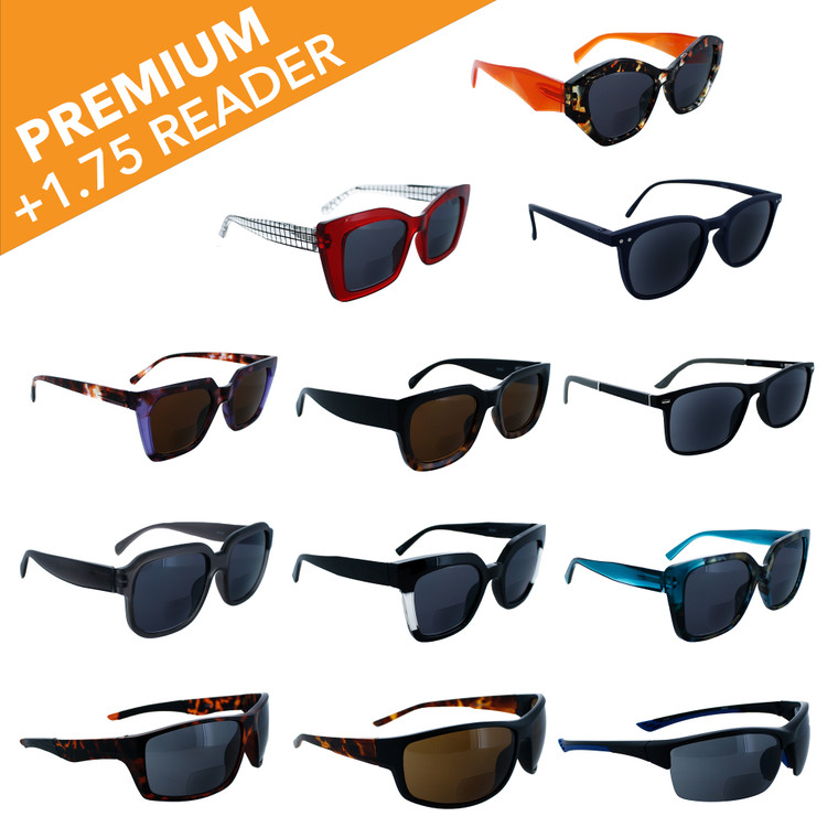 Premium Sunglass Readers +1.75